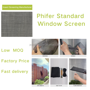 JINDI Fiberglass Insect Screen Mesh Window Screen Fiberglass <strong>Mosquito</strong> <strong>Net</strong> Mesh 18X16 Fiberglass Screen Window Mesh - Product Image 4