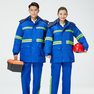 Mùa Đông Bảo Vệ Đồng Phục Mới Bông Độn Áo Khoác Cho Thành Phố Làm Vườn Đường Cao Tốc Bảo Trì Thành Phố Vườn Làm Sạch - Product Image 4