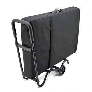 Échantillon gratuit, prix direct usine, table de massage professionnelle noire universelle, sac de transport avec une poche. - Product Image 5