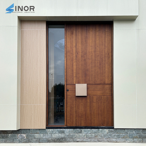 Porte d'entrée avec isolation contre les intempéries, design coupe-vent et âme écoénergétique pour climats extrêmes - Product Image 5