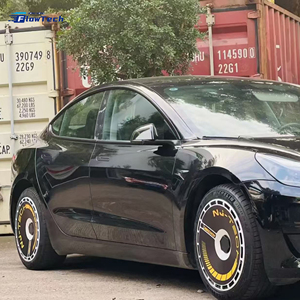 ฝาครอบล้อแบบ Aero สำหรับ Tesla Model Y Model 3 Juniper ขนาด 18 นิ้ว 19 นิ้ว 20 นิ้ว พร้อมการปกป้องขอบล้อเต็มรูปแบบ - Product Image 2