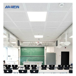 Design moderne Livraison rapide <span class=keywords><strong>600x600</strong></span> Carreaux de <span class=keywords><strong>plafond</strong></span> en aluminium Carré métal <span class=keywords><strong>Faux</strong></span> insonorisé intérieur pour hôtels hôpitaux - Product Image 2