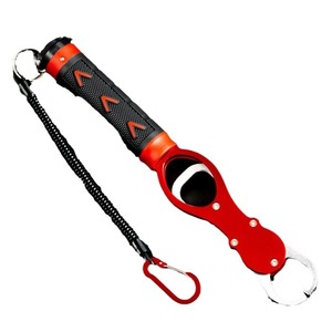 Controlador de Peces de Aleación de Aluminio Ztc244 con Báscula, Herramienta de Pesca en Agua Dulce Roja - Product Image 1