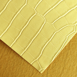 <span class=keywords><strong>Tissu</strong></span> en <span class=keywords><strong>cuir</strong></span> synthétique de couleur unie résistant à l'eau, aspect crocodile, tanné à l'huile, motif crocodile, <span class=keywords><strong>simili</strong></span> <span class=keywords><strong>cuir</strong></span> pour la fabrication de portefeuilles - Product Image 4