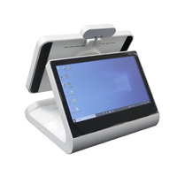 Kiosque de commande automatique de 13.3 pouces machine à comprimés restauration rapide commande de bureau écran tactile kiosque libre-service prix pour chaîne de magasins