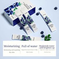 Masque facial au collagène bioaqua à la myrtille et à l'arbutine, gel éclaircissant hydratant pour le sommeil, soin blanchissant pour la peau.