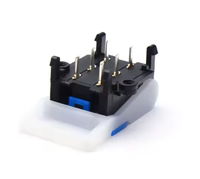 Micro-interrupteur à crochet téléphonique en plastique Qi Jia KFX-12A 0.2A 48V DPDT en laiton, 1 million de cycles, IP11, pour télécommunications et appareils ménagers