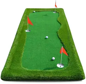 portable golf putting green indoor and outdoor golf Putting mat in office/home can be customized
