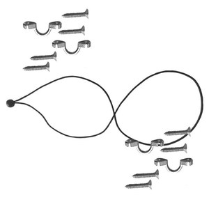 Crochet d'ancrage de type C, accessoire de pont de bateau, filet de rangement pour kayak, canoë, pagaie, utilisation en extérieur - Product Image 2