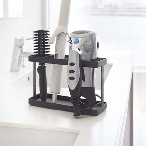 Support <span class=keywords><strong>mural</strong></span> multifonctionnel en métal <span class=keywords><strong>à</strong></span> un niveau, sans perçage, pour sèche-<span class=keywords><strong>cheveux</strong></span>, brosses, fers <span class=keywords><strong>à</strong></span> boucler et peignes – Style nordique pour chambre <span class=keywords><strong>à</strong></span> coucher - Product Image 4