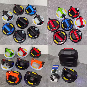 Ventouse d'extraction d'air manuelle de 8 pouces en <span class=keywords><strong>caoutchouc</strong></span> noir pour la pose et le retrait de dalles de marbre – Outil d'installation de carrelage - Product Image 4