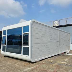 Estudio <span class=keywords><strong>de</strong></span> artista <span class=keywords><strong>de</strong></span> cabina Apple prefabricada <span class=keywords><strong>de</strong></span> techo alto con excelente luz Norte y amplio almacenamiento para pintor y escultor - Product Image 1