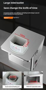 Grande machine à couper les frites ondulées rapidement avec moteur performant pour la découpe et la tranchure des pommes de terre - Product Image 3