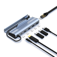 Penjualan terlaris stasiun Dok Gaming 9-in-1 basis Dok pengisian daya yang luas untuk Aksesori konsol sakelar dek uap menampilkan hub USB