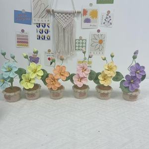 Fleur de Clematis en Crochet Faite à la Main, Fleur de Chiffonier en Crochet, Fleurs de Tung, Décoration d'Intérieur, Cadeau Fête des Mères - Product Image 2