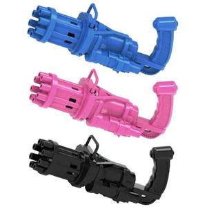 Pistola de Burbujas Automática Gatling de 8 Agujeros, Funciona con Pilas, Plástico Resistente, Unisex, para Niños, Burbujas de Alta Densidad, Increíble - Product Image 5