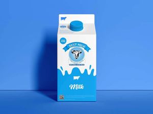 Hộp giấy đựng nước ép trái cây, sữa, in logo, kiểu mái dốc, dung tích 200ml, 250ml, 500ml, 1000ml - Product Image 6