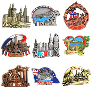 Personalizzare la <span class=keywords><strong>città</strong></span> turistica resina <span class=keywords><strong>paese</strong></span> Souvenir 3d metallo adesivi magneti da frigorifero per frigo foto magneti frigo personalizzati - Product Image 4