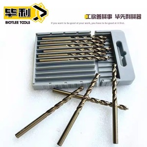 Biotlee Tools Twist <b>Drill</b> <b>Bit</b> 10.5mm Straight Shank Gold Finish Metal Drilling - Product Image 1