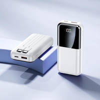 Kit de recharge sans batterie (boîtier + carte mère) 10000 mAh, batterie externe portable à charge rapide et chargeur mobile portable