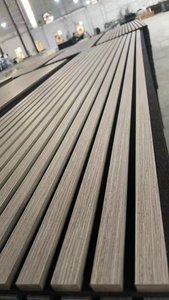 Sat Slatted Gỗ Akupanel Acoustic Slatwall Bảng Điều Chỉnh Hiển Thị Lưới Thanh Cho Nội Thất Tấm Tường - Product Image 5