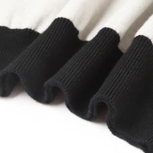 2024 ultimi Design da uomo con collo alto in maglia semplice maglioni Pullover Club con Logo personalizzato collo a Polo Golf maglioni con cerniera a quarti - Product Image 5