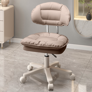 Pedicure Chair <b>Adjustable</b> <b>Height</b> Swivel Salon <b>Stool</b> Padded Backrest Rolling Beauty Chair for Spa Manicure - Product Image 5