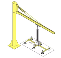 Machine de manutention du verre, Machine de levage du verre par aspiration, Équipement pour le verre