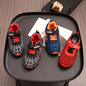 Zapatos Deportivos para Niños <span class=keywords><strong>de</strong></span> Alta Calidad al por Mayor, Zapatos Deportivos Transpirables y Cómodos <span class=keywords><strong>con</strong></span> <span class=keywords><strong>Luces</strong></span> LED <span class=keywords><strong>de</strong></span> Spider-Man para Niños - Product Image 3