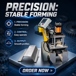 Nouvelle Machine de Formage de Tuiles KYT Omega PLC, Machine de Profilage, Pompe Moteur, Support pour Bobines d'Acier GI/PPGI, pour Volets Roulants Industriels - Product Image 1