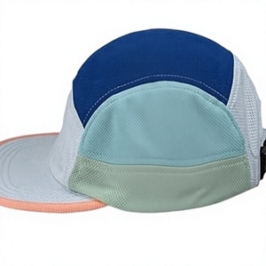 Multi Color Trucker <b>Cap</b> 5-Panel Mesh Adjustable Unisex Casual Outdoor Spring Summer Wear - Product Image 1