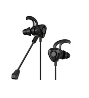 Écouteurs de jeu professionnels Casque filaire avec micro détachable, écouteurs intra-auriculaires à isolation phonique pour PC PS4/5 XBOX