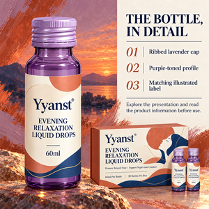 Líquido Oral Nocturno de Marca Privada OEM, Extracto Herbal Natural para Apoyar la Relajación Nocturna en Adultos, Fórmula Personalizada - Product Image 4