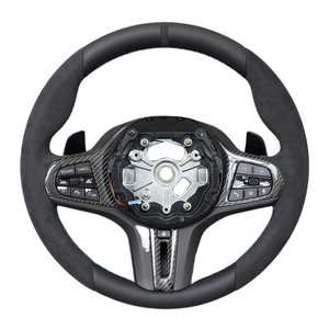 Volant sport en fibre de carbone pour <span class=keywords><strong>BMW</strong></span> G02 G05 G06 G20 G21 G22 G26 G29 G30 G80 G87 F40 G G01 G11 G12 G14 - Pièces automobiles - Product Image 3