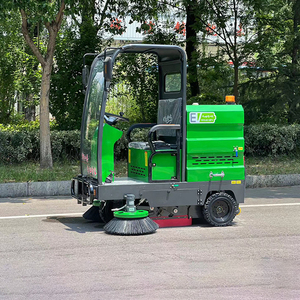 آلة تنظيف أوراق الشجر عالية الكفاءة جديدة للمصانع والمناطق الصناعية الخارجية، تعمل بالكهرباء 48 فولت مع إمكانية الركوب لإزالة القمامة - Product Image 4