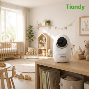 Cámara WiFi Inteligente Tiandy 4MP con IA, Detección de Movimiento Humano, Visión Nocturna en Color, Audio Bidireccional, Cámara de Seguridad Interior para Bebés y Mascotas - Product Image 5