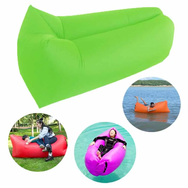 Hoge Kwaliteit Lucht Sofa Laybag Luie Jongen Fauteuil <span class=keywords><strong>Opblaasbare</strong></span> Couch Lounger Camping Matras Sofa Strand Slapen Lazy Bag Lucht Sofa