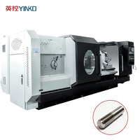 Centre de tournage CNC horizontal, portée de tournage 1000 mm, longueur 2700 mm, broche variable, commande PLC pour filetage conique et cylindrique