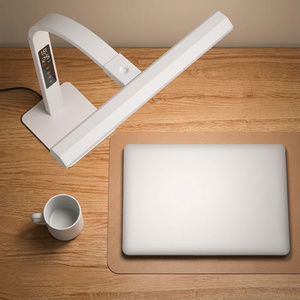 Lampe de bureau LED à gradation progressive avec affichage numérique, compacte, pliable, sensible au toucher, sans ombre, pour l'architecture, la salle d'ordinateur, la maison et le travail - Product Image 5