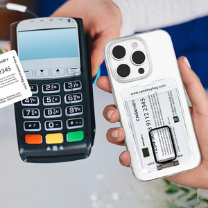 Nouveau style, aimant puissant, porte-cartes en acrylique pour téléphone portable avec design transparent et support de table - Product Image 3