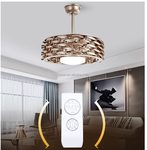 Ventilateur de table sans pales, moteur BLDC, plastique, 45 pouces, économe en énergie, silencieux, léger, commande numérique, usage domestique et hôtelier - Product Image 4