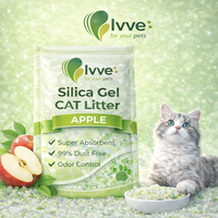 Litière pour chat en gel de silice avancé, litière cristalline pour chat avec contrôle des odeurs longue durée pour les distributeurs de produits pour animaux de compagnie