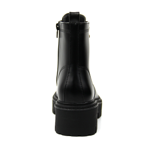 Winter Women Designer Pu <strong>Zip</strong> <strong>up</strong> Leather Shoes Bottes Ladies Leather Platform <strong>Boots</strong> - Product Image 4