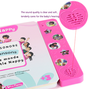 Enfants boutons personnalisés <span class=keywords><strong>Audio</strong></span> <span class=keywords><strong>livre</strong></span> sonore bébé <span class=keywords><strong>livre</strong></span> <span class=keywords><strong>audio</strong></span> apprentissage anglais langue conseil livres - Product Image 2