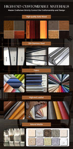 Кровать из натуральной кожи с деревянным каркасом, 1,8 м - Product Image 5