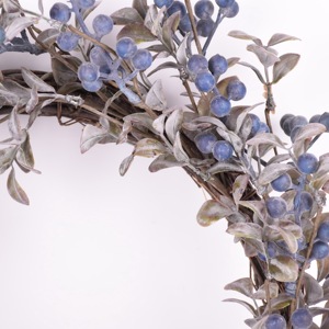 Vòng Hoa Trang Trí Cửa Sổ Hình Tròn Giáng Sinh Phổ Biến Bán Chạy Vòng Hoa Nho Tự Nhiên - Product Image 3