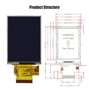 Écran LCD TFT 2,4 pouces 240*320 personnalisé, industriel, transmissif, RGB, MCU SPI, module d'affichage LCD 240x320, écran tactile - Product Image 5