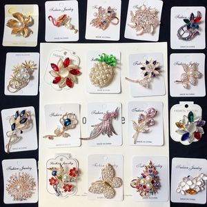 Nuevo Broche de Aleación con Flores y Diamantes de Imitación de Moda Coreana para Mujer - Regalo para Compromiso, Boda y Fiesta, Estilos Variados - Product Image 2