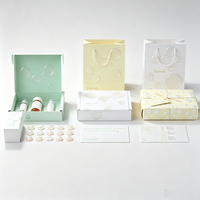 Coffret Cadeau Cosmétique Écologique Forest Packing avec Insert et Sac de Transport pour Emballage de Vente au Détail de Produits de Soin et de Beauté