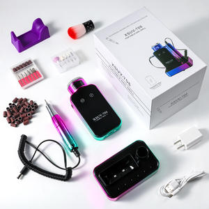 Kit Professionnel de Lime à Ongles Électrique 40000 tr/min, <span class=keywords><strong>Ponceuse</strong></span> à Ongles Portable Gradient avec Blocs Polissoirs et Embouts - Product Image 4